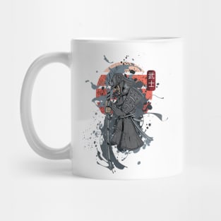 Samurai Warrior Under Sun Mug